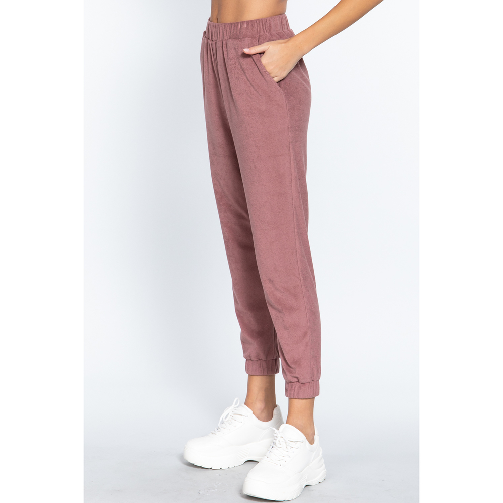 Terry Towelling Long Jogger Pants - Picture 2 of 6